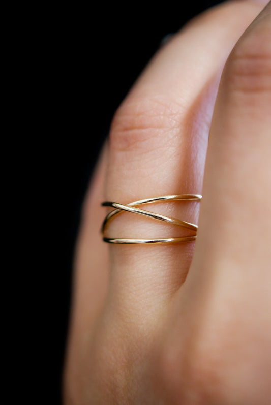 14K Gold Fill  Ring (Smooth)